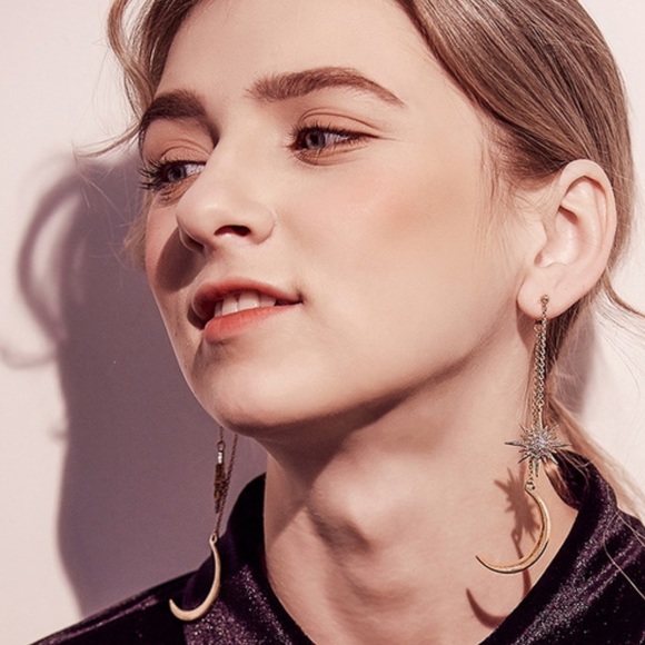 Boho Moon & Sunburst Earrings - Picture 4 of 11